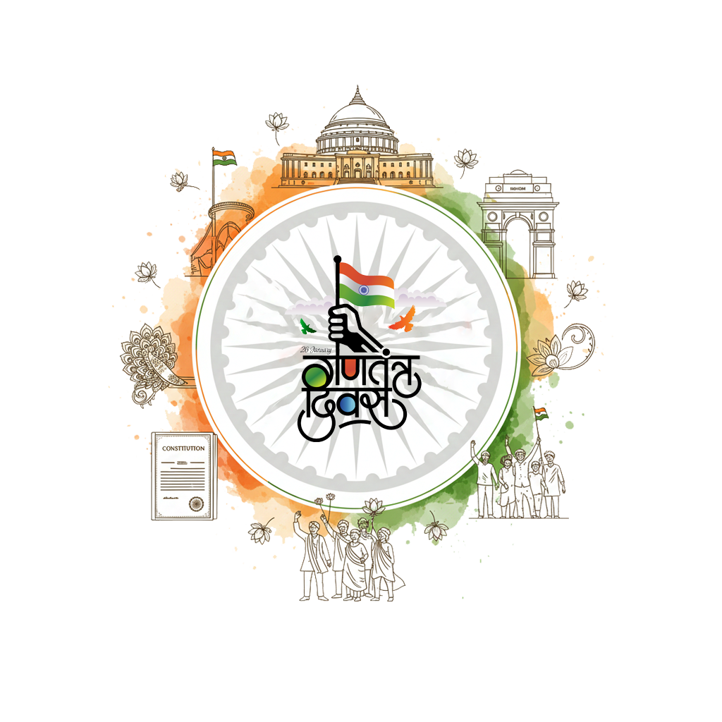 Happy Republic Day-(15) transparent PNG