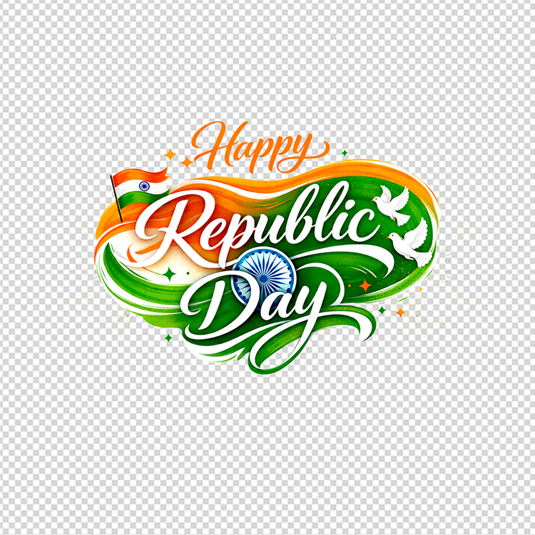 Happy Republic Day-(16) transparent PNG