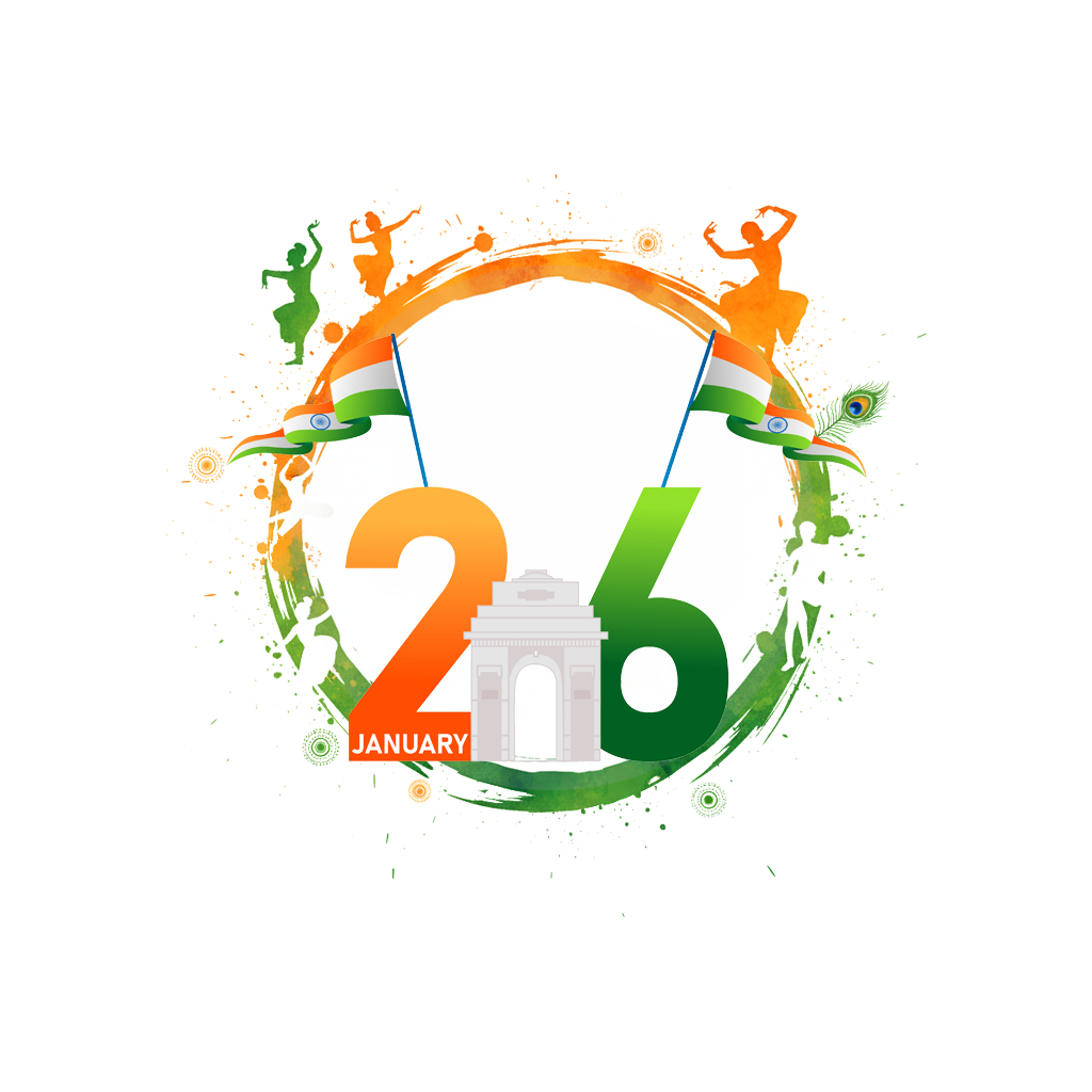 Happy Republic Day-(17) transparent PNG