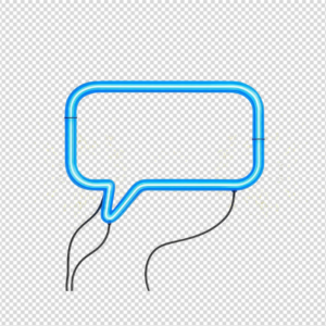 blue-neon-speech-bubble-light