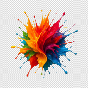 rainbow-color-paint-splash-abstract