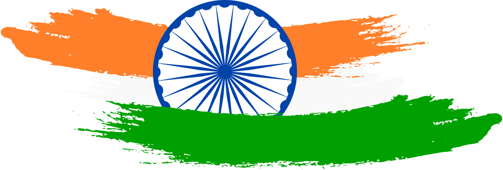 Indian Flag Design transparent PNG